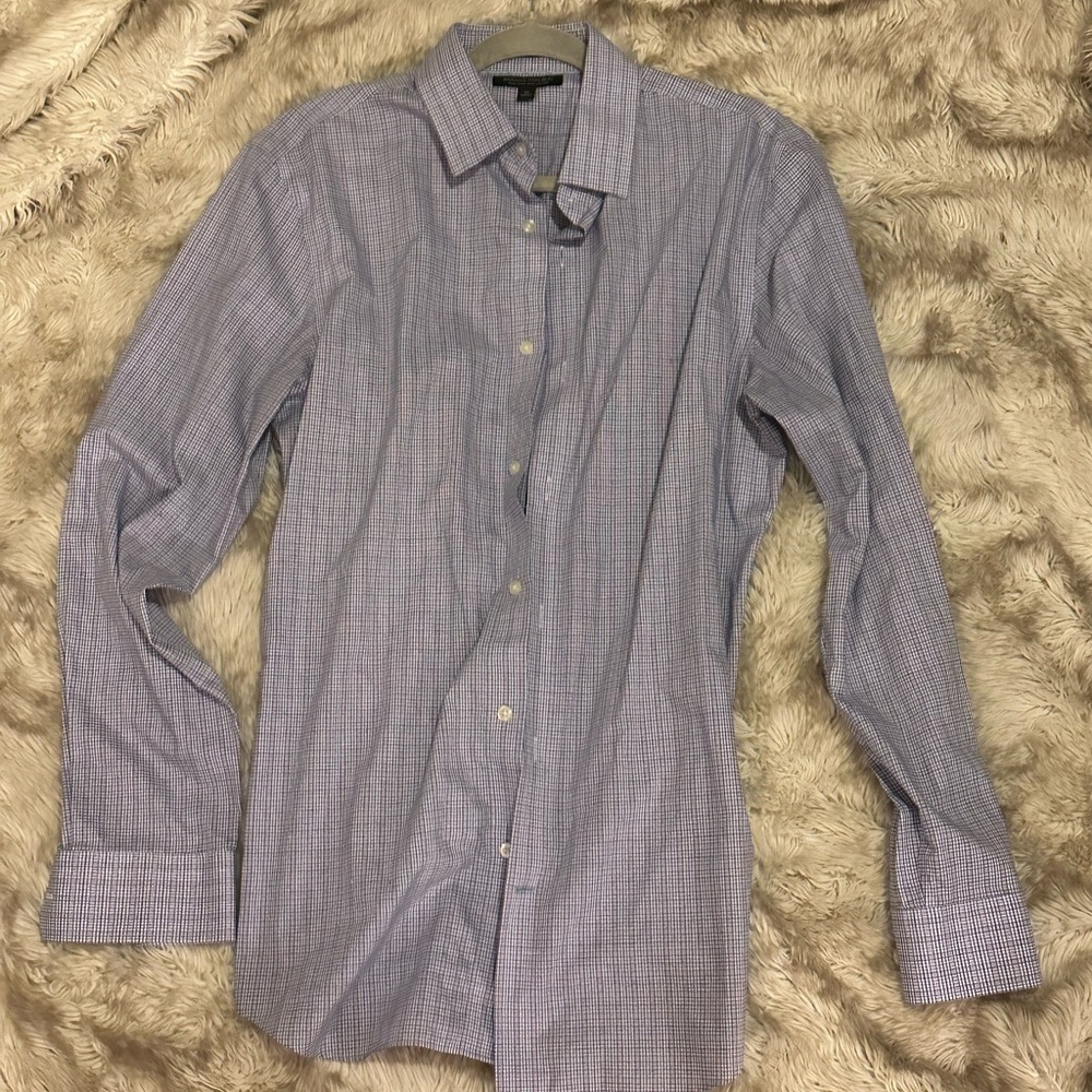 M Plaid Banana Republic Button Down